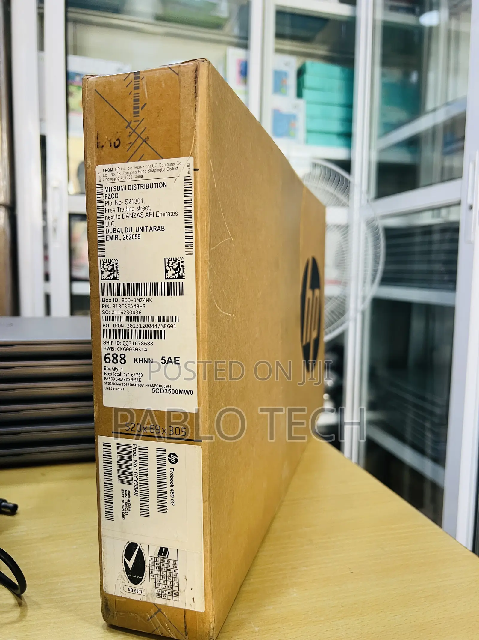 New Laptop HP ProBook 450 G7 8GB Intel Core i5 SSD 256GB