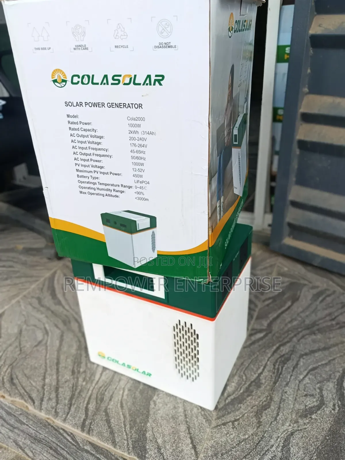Cola Solar Generator 2000w