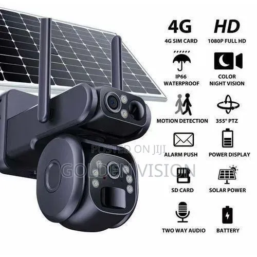 4G UBOX 20x Dual Lens Solar PTZ Security Camera