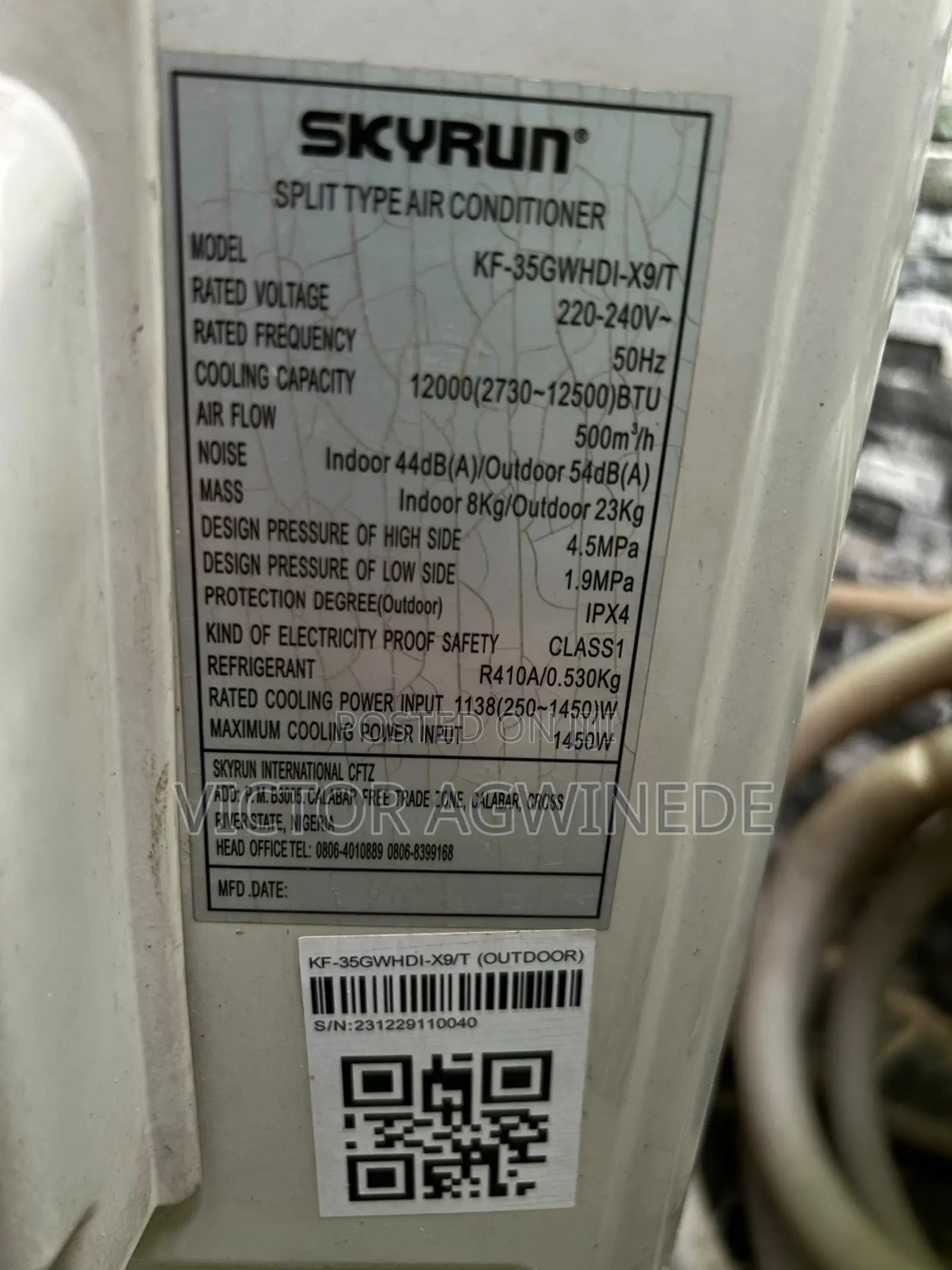 Skyrun Inverter AC