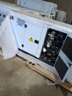 ¢ Perkins 30kva Soundproof Diesel Generator