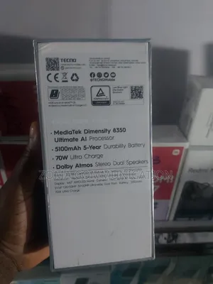 New Tecno Camon 40 Premier 5G 256 GB Black