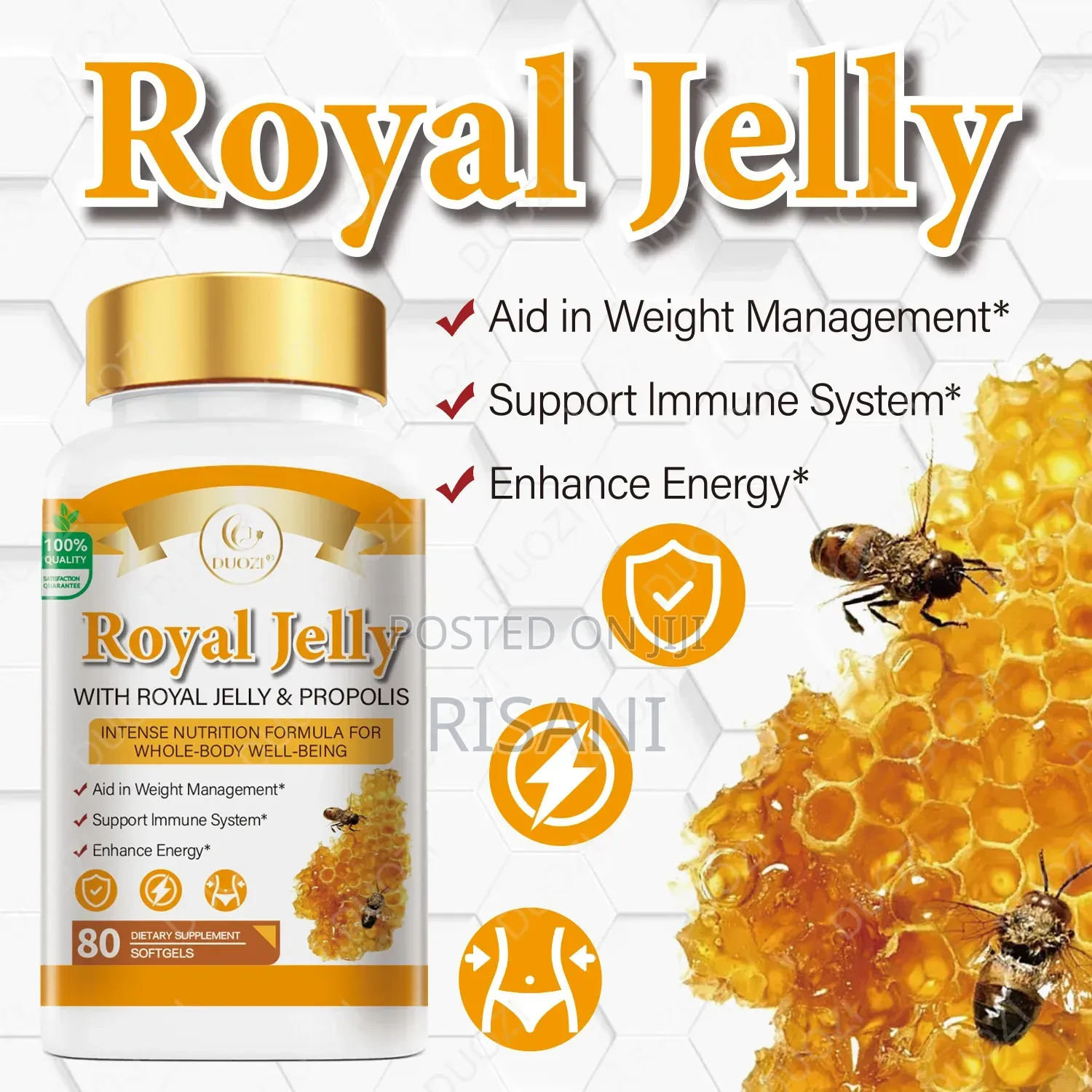 Royal Jelly With Whole Propolis.