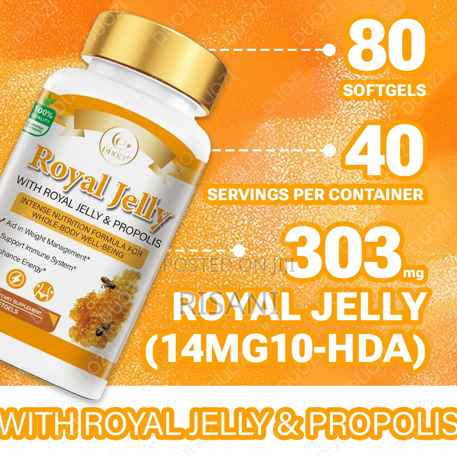 Royal Jelly With Whole Propolis.