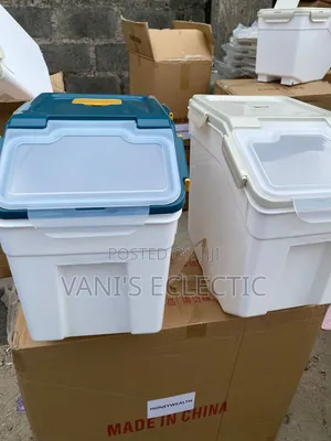 25kg, 15kg and 10kg Plastic Airtight Containers