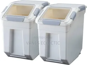 25kg, 15kg and 10kg Plastic Airtight Containers