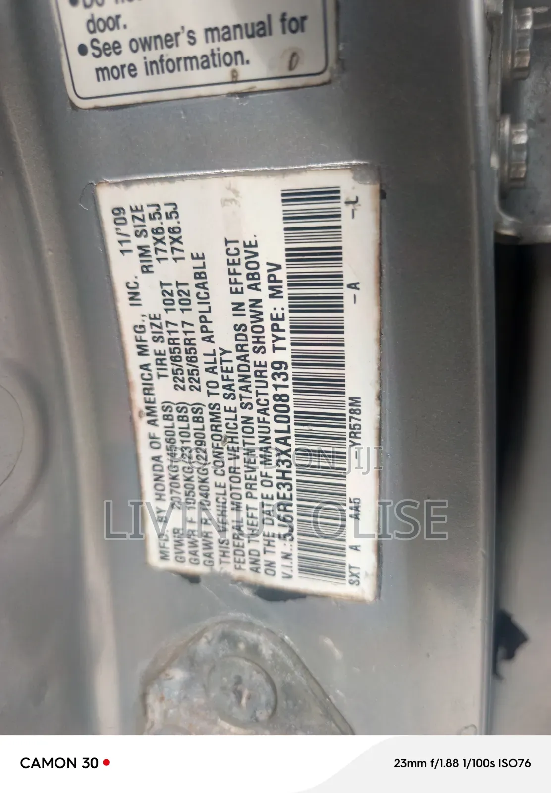 Honda CR-V 2010 Silver