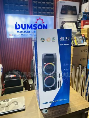 Alipu Double Pa System With 2 Wireless Microphone