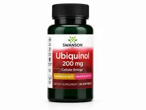 Swanson Ubiquinol 200mg – 30 Softgels | CoQ10 Supplement