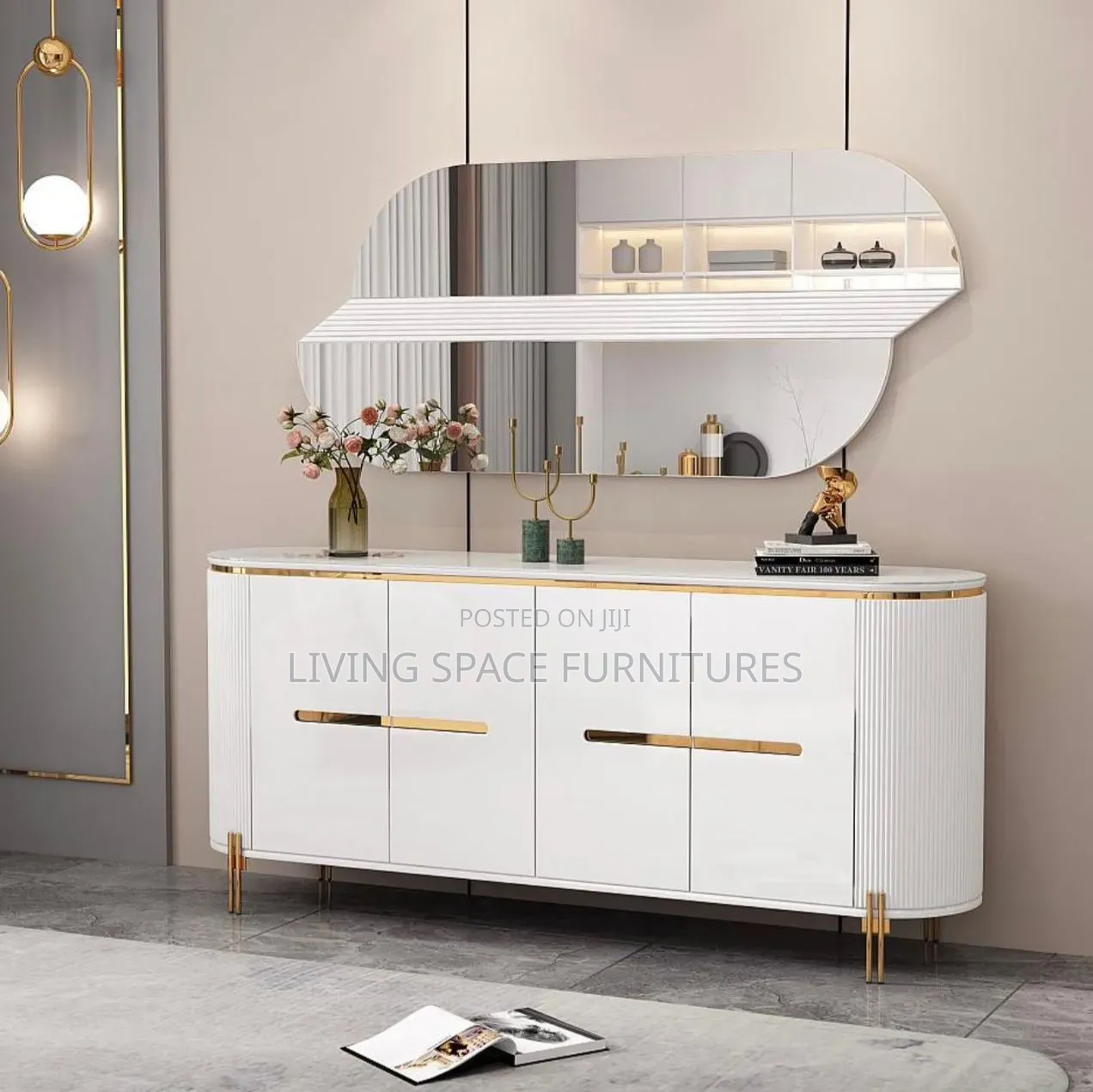 Luxury Sideboard With Mirror