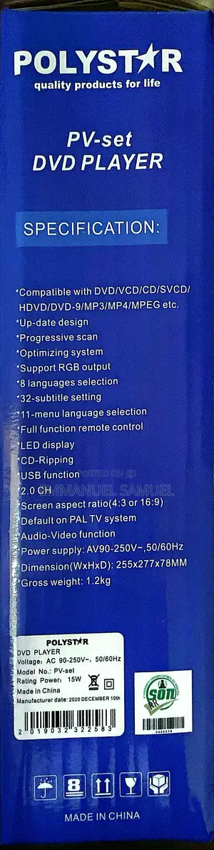 Polystar DVD Player
