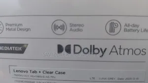 New Lenovo Tab 128 GB Gray
