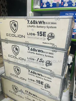 Ecolion 7.68kwh Lithium Battery