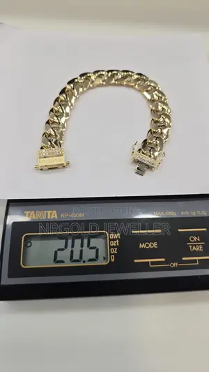 Pure 18karat Cuban Hand Chain