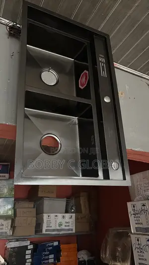 Step-Down Double Bowl Kitchen Sink