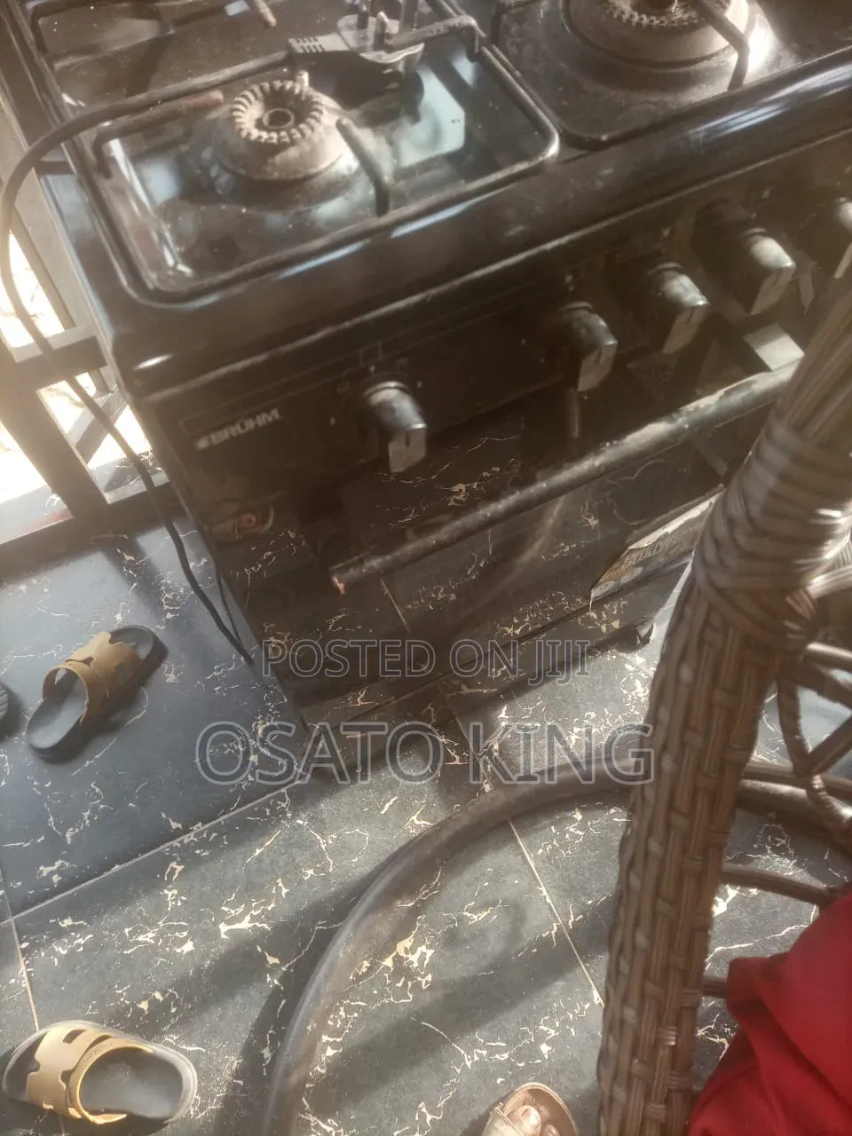 Bruhm Standing Gas Cooker