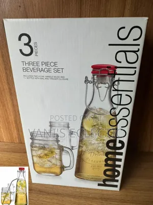 3-Piece Glass Beverage Set