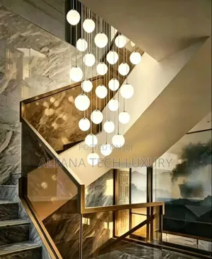 Modern Interior Staircase Chandelier