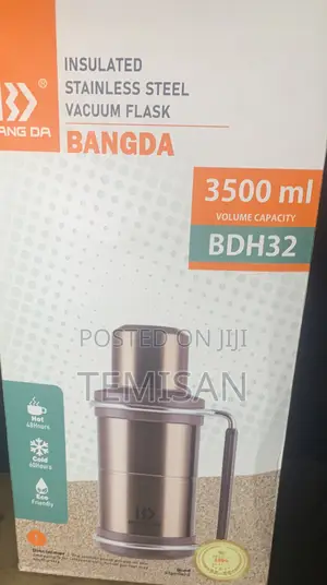 BANGDA 3.5L Stainless Steel Vacuum Flask – Brand New