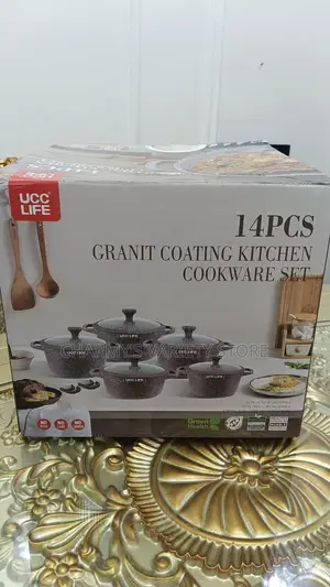 UCC-Life 14pcs Granite Coating Cookware Set