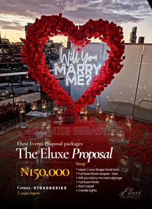 Proposal Decoration Surprise Proposal Setup in Lagos