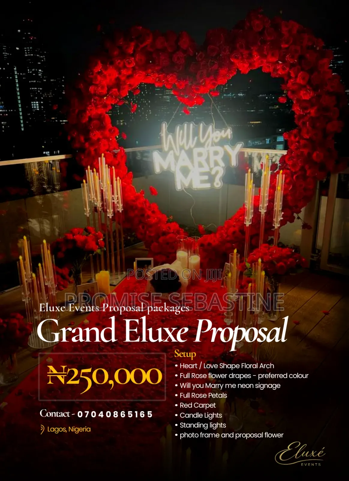 Proposal Decoration Surprise Proposal Setup - Premium
