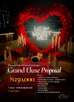 Proposal Decoration Surprise Proposal Setup - Premium