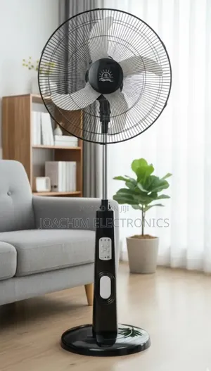 Ox 18 Inches Rechargeable Fan Double Battery