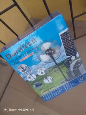 Duravolt Solar Lighting Kit Rechargeable Pack+Solar Panel+Cables