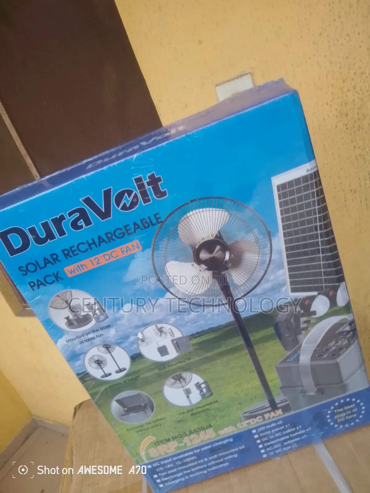 Duravolt Solar Rechargeable Pack - Bright Night,Cool Days