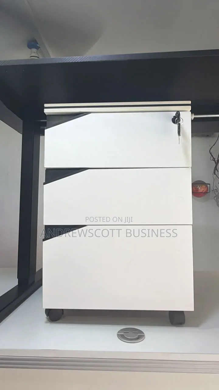 3 Doors Wooden Mobile Drawer