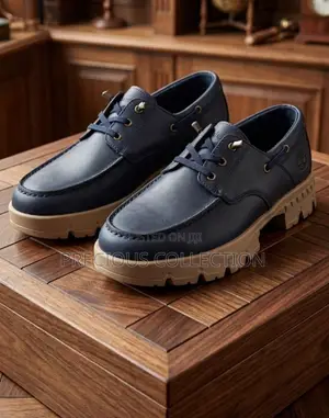 Chunky Sole Timberland Lace Up Leather Shoe