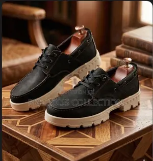 Chunky Sole Timberland Lace Up Leather Shoe