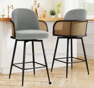 High Metal Leg Barstool
