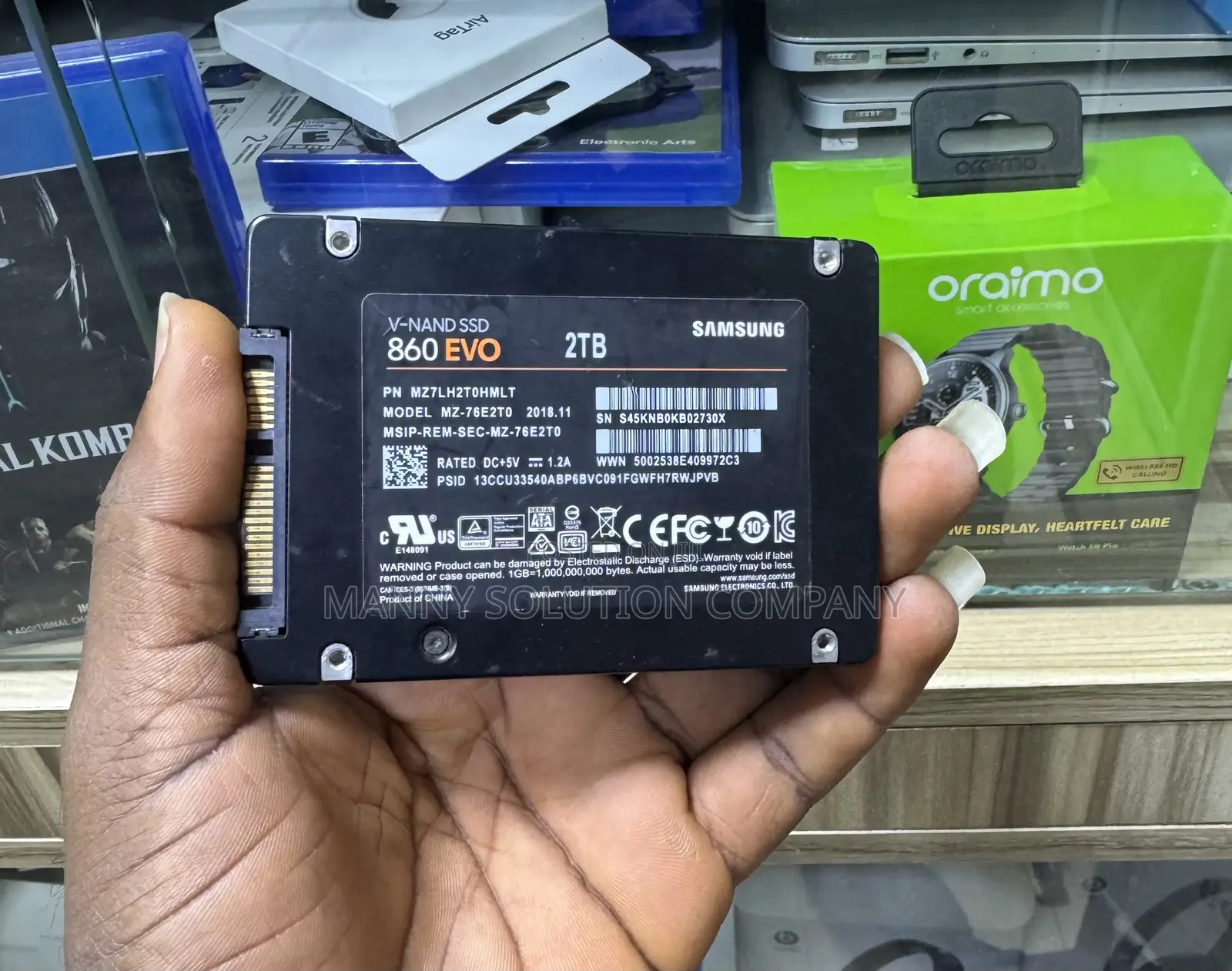 SAMSUNG 860 Evo 2TB v-Nand SSD