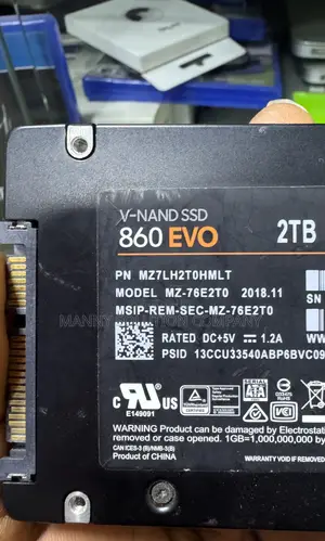 SAMSUNG 860 Evo 2TB v-Nand SSD