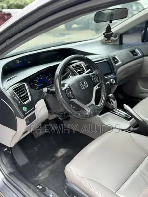 Honda Civic EX-L 4dr Sedan w/Nav (1.8L 4cyl CVT) 2014 Gray