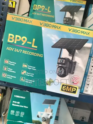V380 Max BP9-L, a 6MP Dual-Lens Solar PTZ