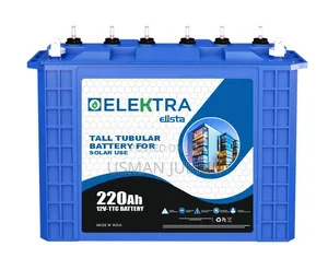 Elecktra 220Ah/12v Tubular Battery