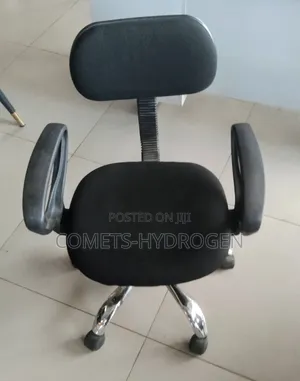 Ergonomic Typist Secretary Swivel Office Chair - Fabric Mid-Back