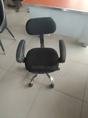 Ergonomic Typist Secretary Swivel Office Chair - Fabric Mid-Back