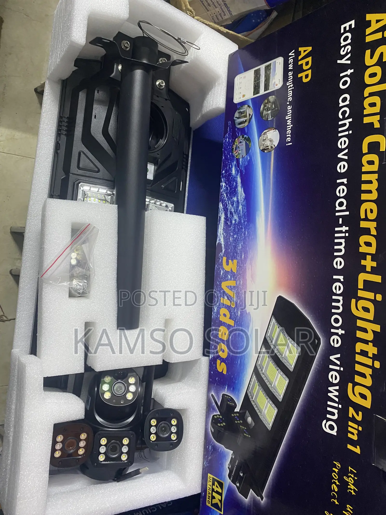 Solar Street Light With CCTV Camera