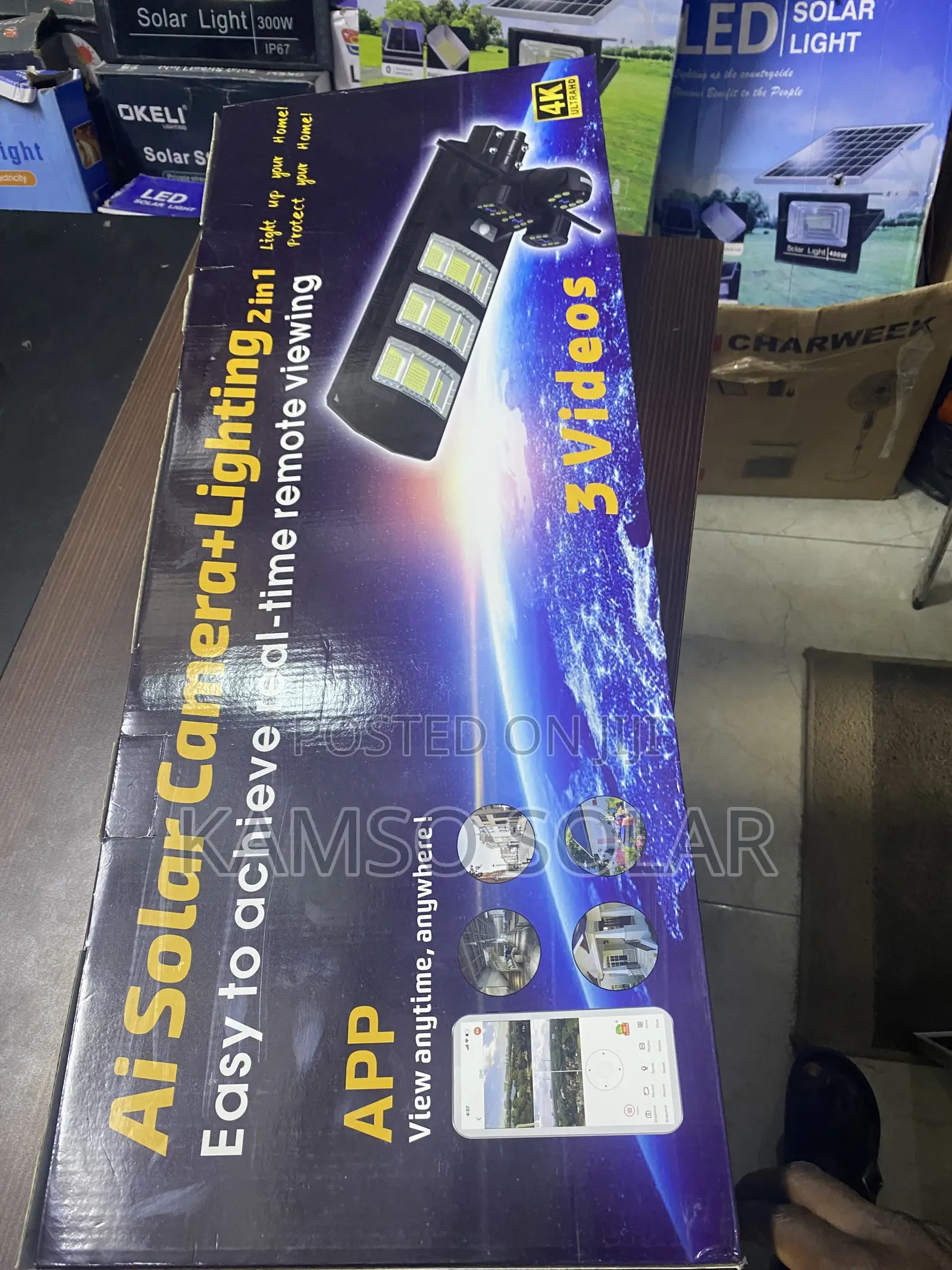 Solar Street Light With CCTV Camera