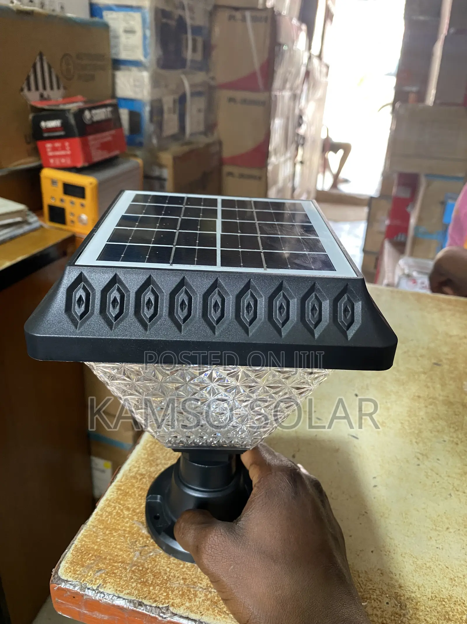 Solar Fence Light