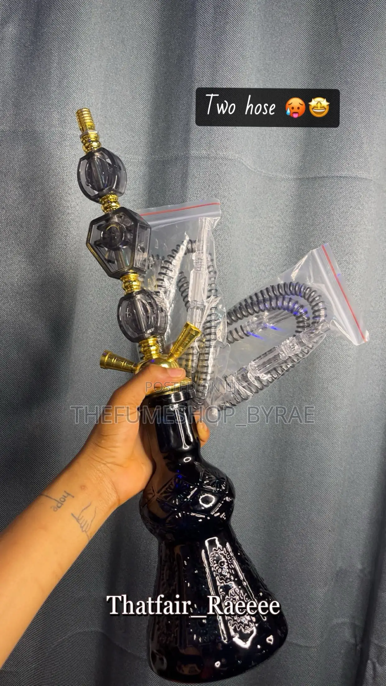 Big Glass Hookah Pot