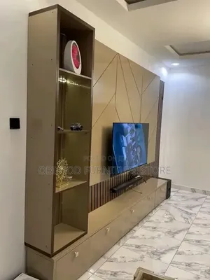 Modern TV Console / TV Wall Unit With LED Lights
