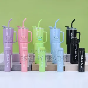 Harbie Bear 3 Pieces Bottles and Cup Set