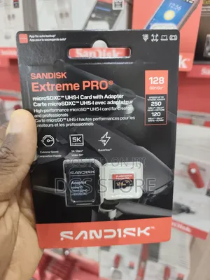 SanDisk Extreme Pro 128gb Micro 250mbs Memory Card