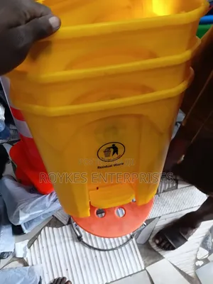 Yellow Residual Waste Dustbin