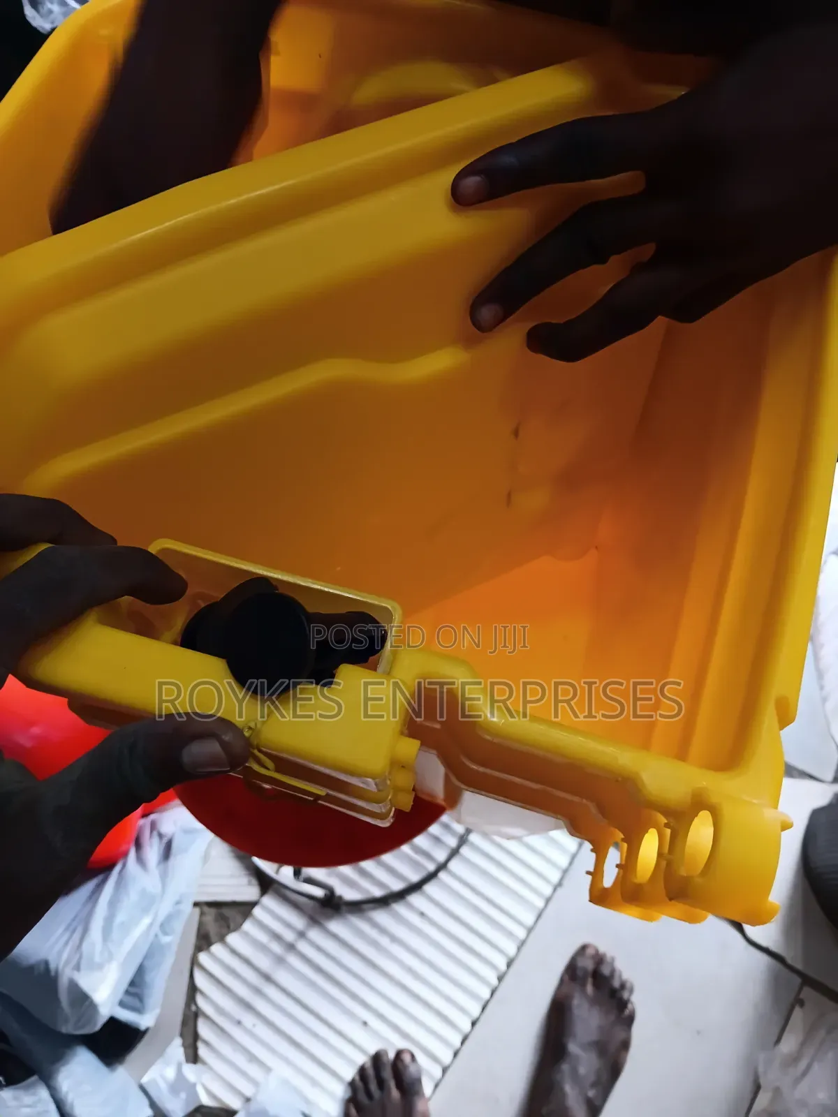 Yellow Residual Waste Dustbin
